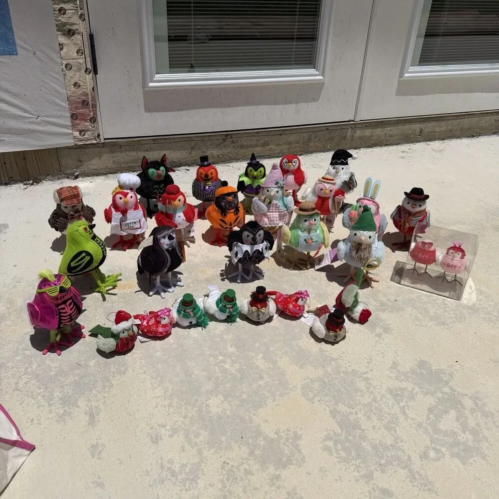 Large Lot Target Featherly Friends Birds Spring Easter Halloween Fall Christmas